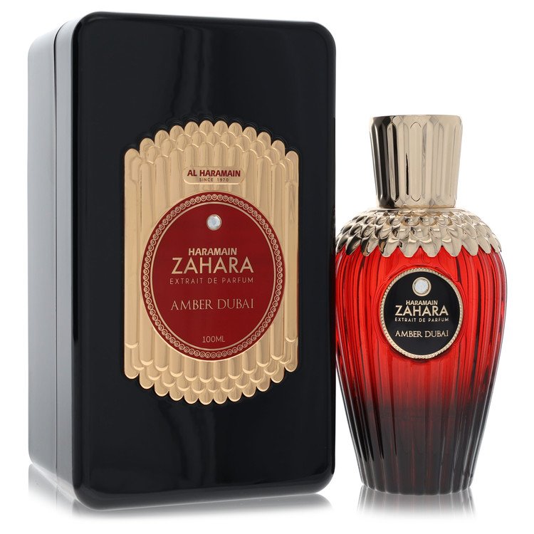 Al Haramain Zahara Amber Dubai Extrait De Parfum Spray 3.33 oz / 100 ml for Men The Fragrance Avenue
