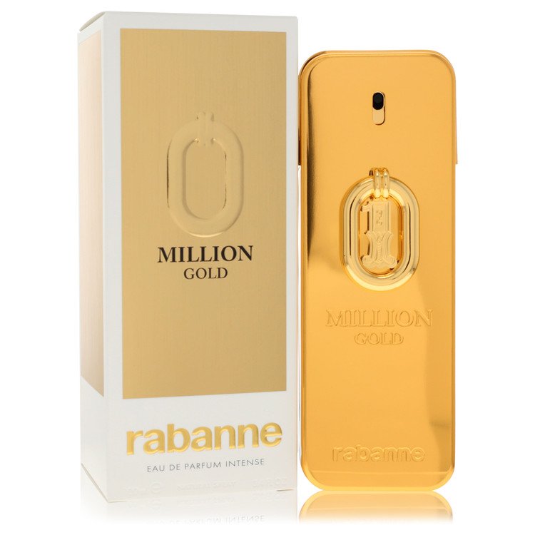 Paco Rabanne Million Gold Intense Eau De Parfum Spray 3.4 oz / 100 ml for Men The Fragrance Avenue