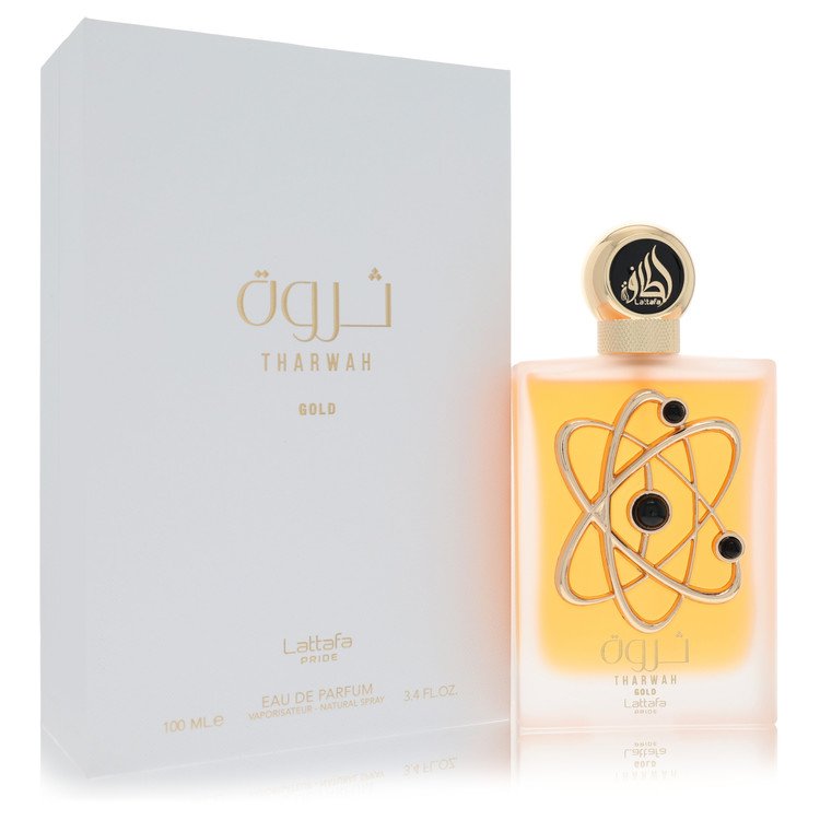 Lattafa Pride Tharwah Gold Eau De Parfum Spray 3.4 oz / 100 ml for Women The Fragrance Avenue