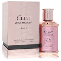 A pink glass bottle of L'Orientale Clint Rose Memory Eau De Parfum Spray 3.4 oz / 100 ml for Women by The Fragrance Avenue.