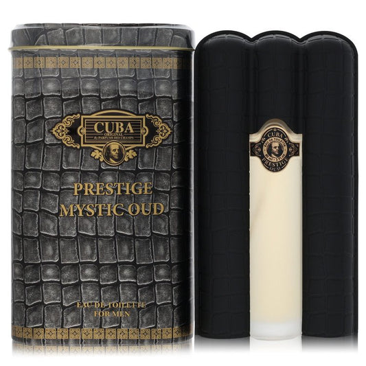 Cuba Prestige Mystic Oud Eau de Toilette Spray for Men 3.0 oz / 90 ml by Fragluxe The Fragrance Avenue