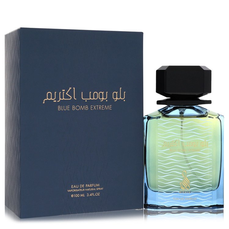 Risala Blue Bomb Extreme Eau De Parfum Spray for Men, 3.4 oz / 100 ml The Fragrance Avenue