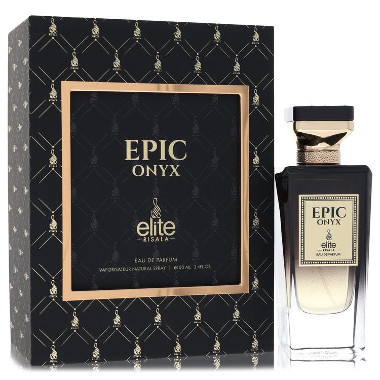 Risala Elite Epic Onyx Eau De Parfum Spray for Men 3.4 oz / 100 ml The Fragrance Avenue