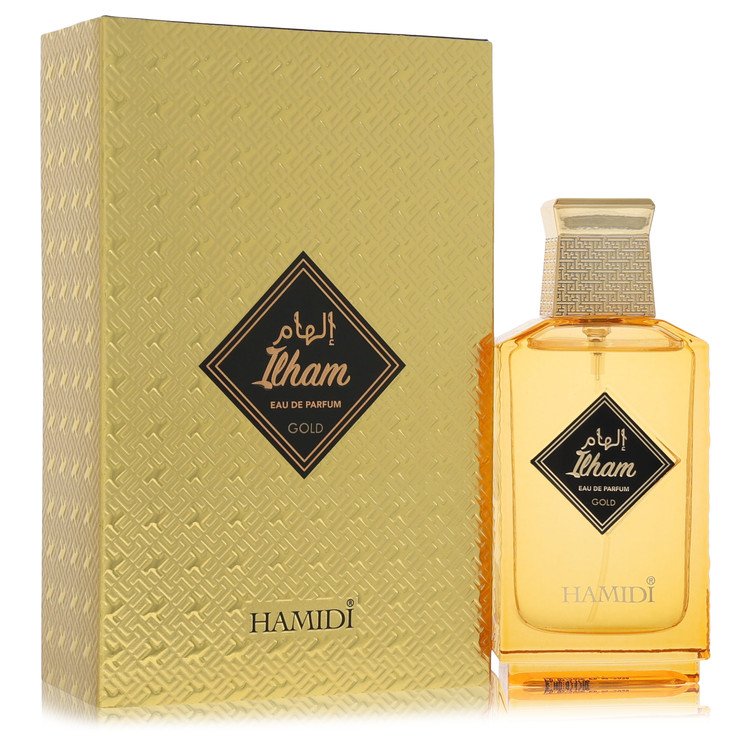 Hamidi Ilham Gold Eau De Parfum Spray for Men, 3.4 oz / 100 ml The Fragrance Avenue