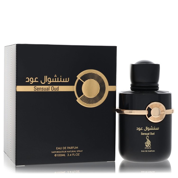 Risala Sensual Oud Eau De Parfum Spray 3.4 oz / 100 ml for Men The Fragrance Avenue