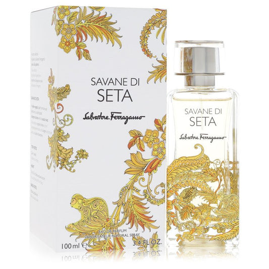 Salvatore Ferragamo Savane Di Seta Eau De Parfum Spray 3.4 oz (100 ml) Unisex The Fragrance Avenue