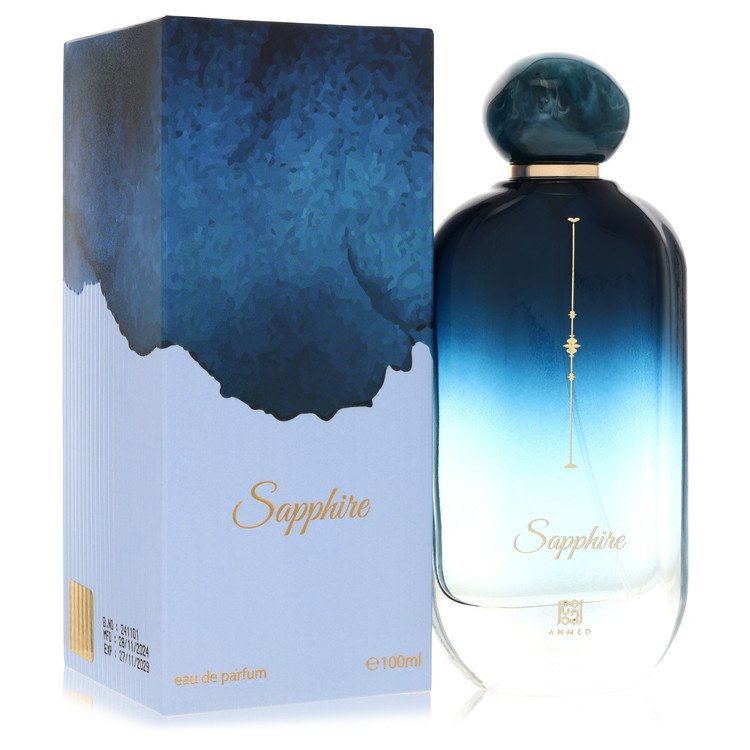 Ahmed Al Maghribi Sapphire Eau De Parfum Spray for Men, 3.38 oz / 100 ml The Fragrance Avenue