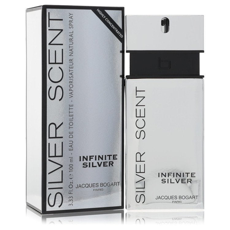 Jacques Bogart Silver Scent Infinite Silver Eau De Toilette Spray 3.3 oz / 100 ml The Fragrance Avenue