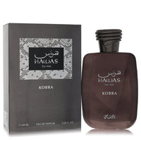 Hawas Kobra by Rasasi Eau De Parfum Spray 3.38 oz (100 ml) for Men The Fragrance Avenue
