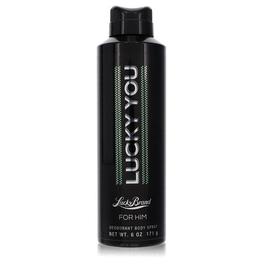 Lucky You by Liz Claiborne Men's Deodorant Spray 6 oz / 177 ml