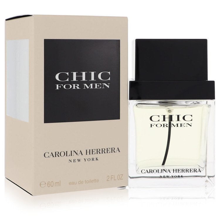 Chic by Carolina Herrera Eau de Toilette Spray 2 oz / 60 ml for Men The Fragrance Avenue