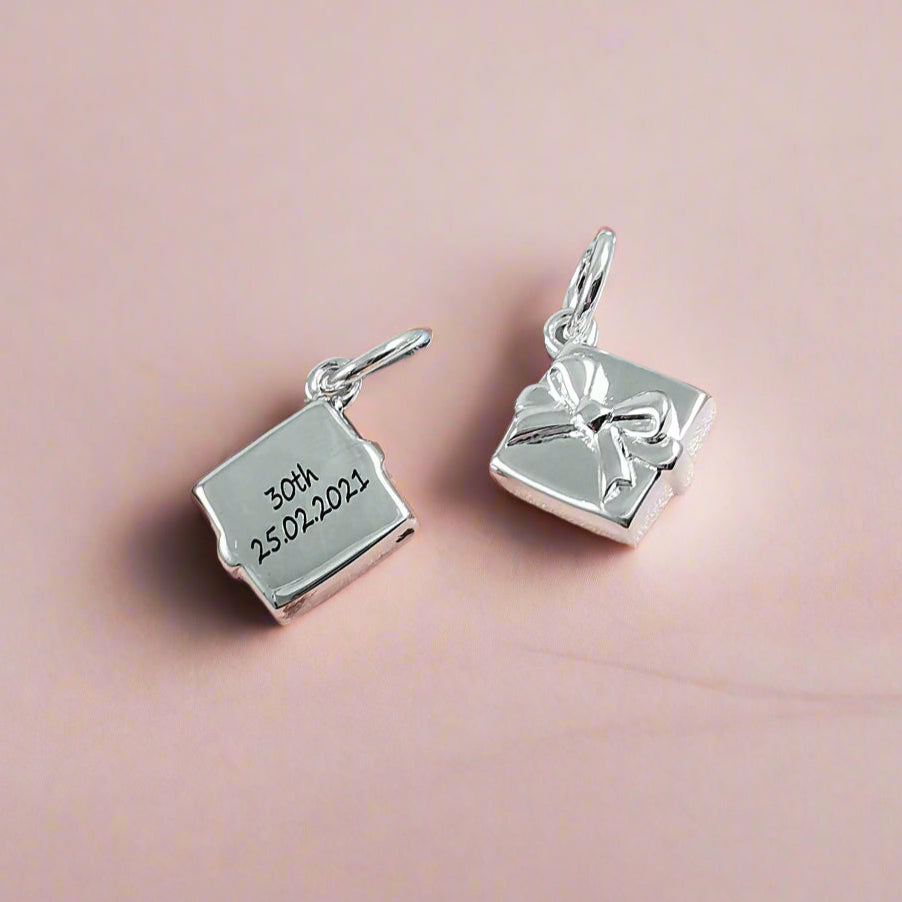 Present Personalised Silver Charm Scarlett Jewellery