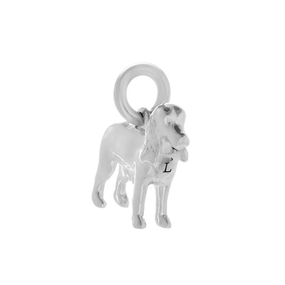 English Cocker Spaniel Silver Dog Charm Scarlett Jewellery