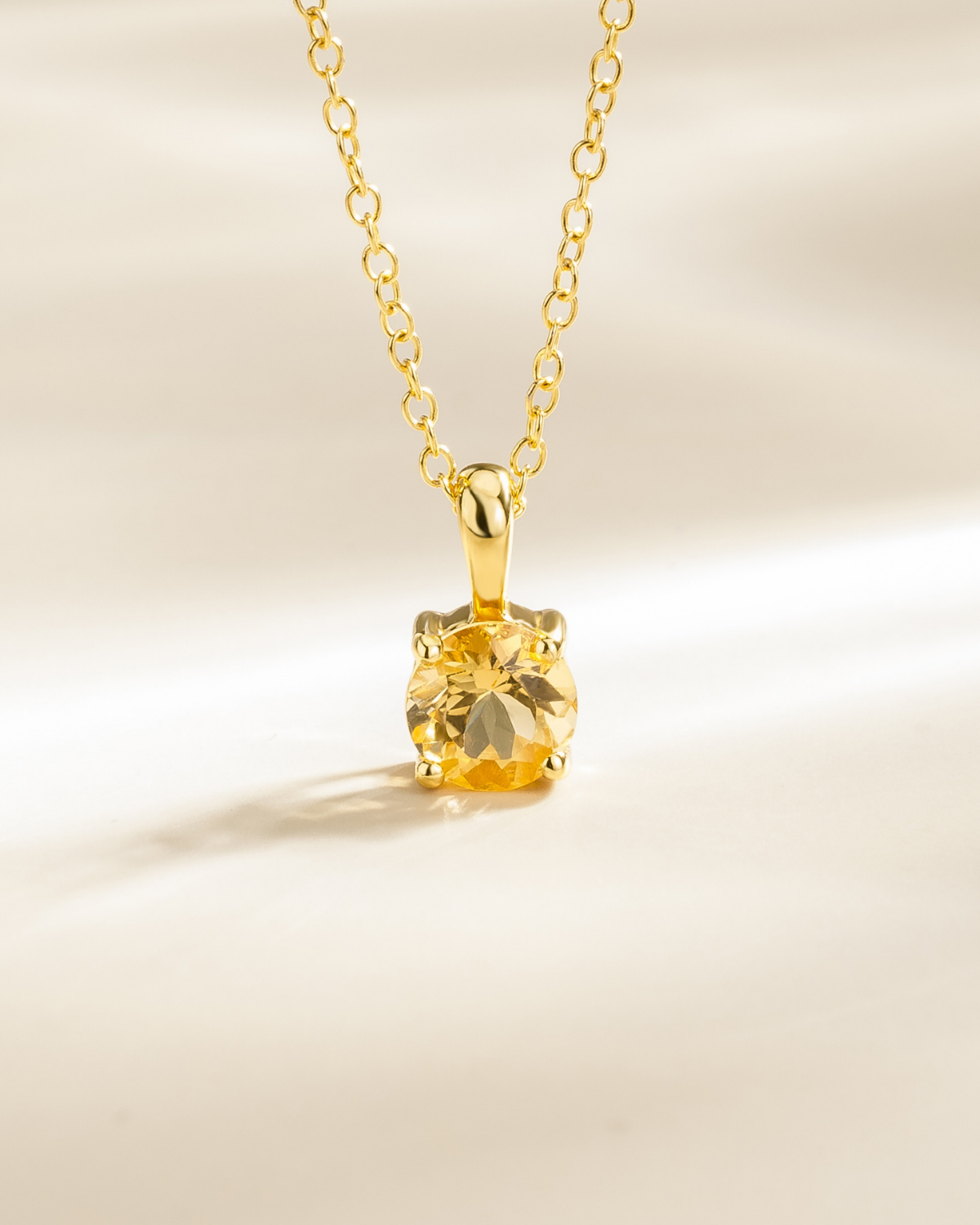 Citrine Everyday Jewellery Gift Set in 18k Gold Vermeil - SJR London Timepiece