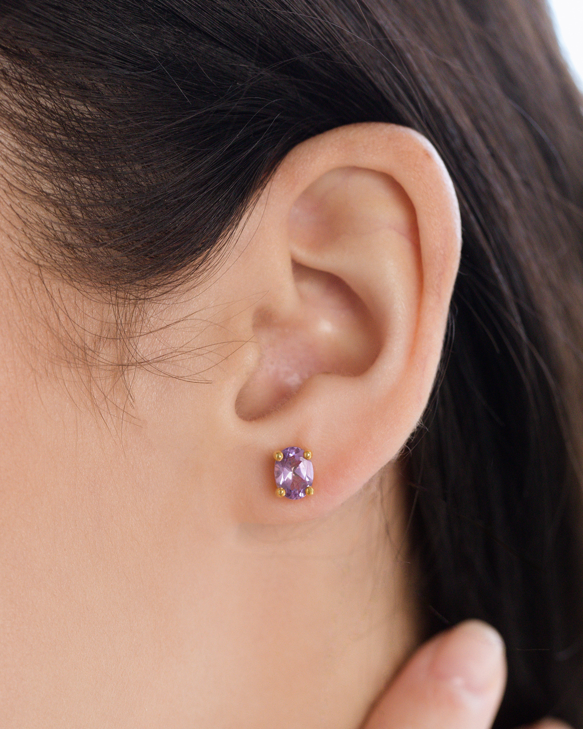 Essential Amethyst Jewellery Set in 18k Gold Vermeil - SJR London Timepiece