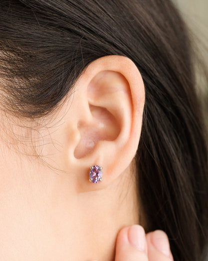 Complete Set - Amethyst Jewellery Set in Sterling Silver - SJR London Timepiece