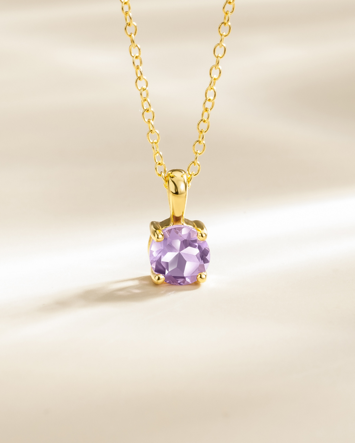 Lavender Amethyst Everyday Jewellery Gift Set in 18k Gold Vermeil - SJR London Timepiece