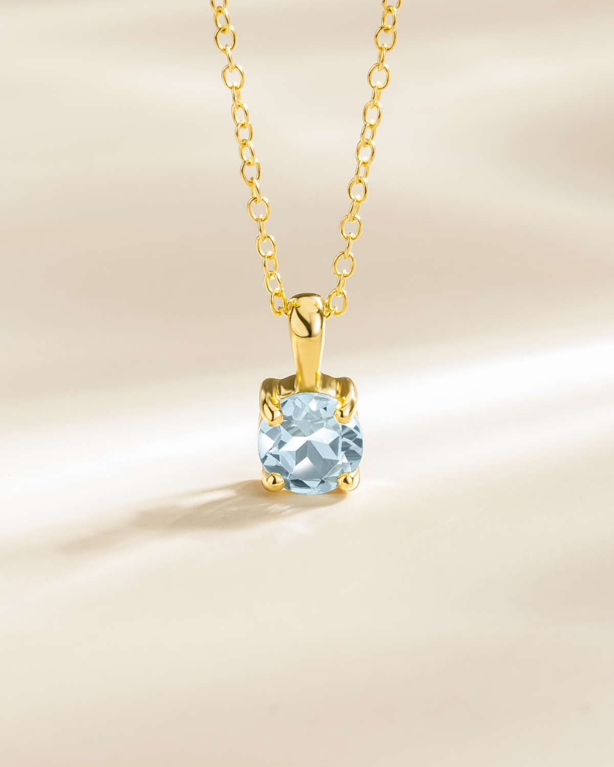 Blue Topaz Everyday Jewellery Gift Set in 18k Gold Vermeil - SJR London Timepiece
