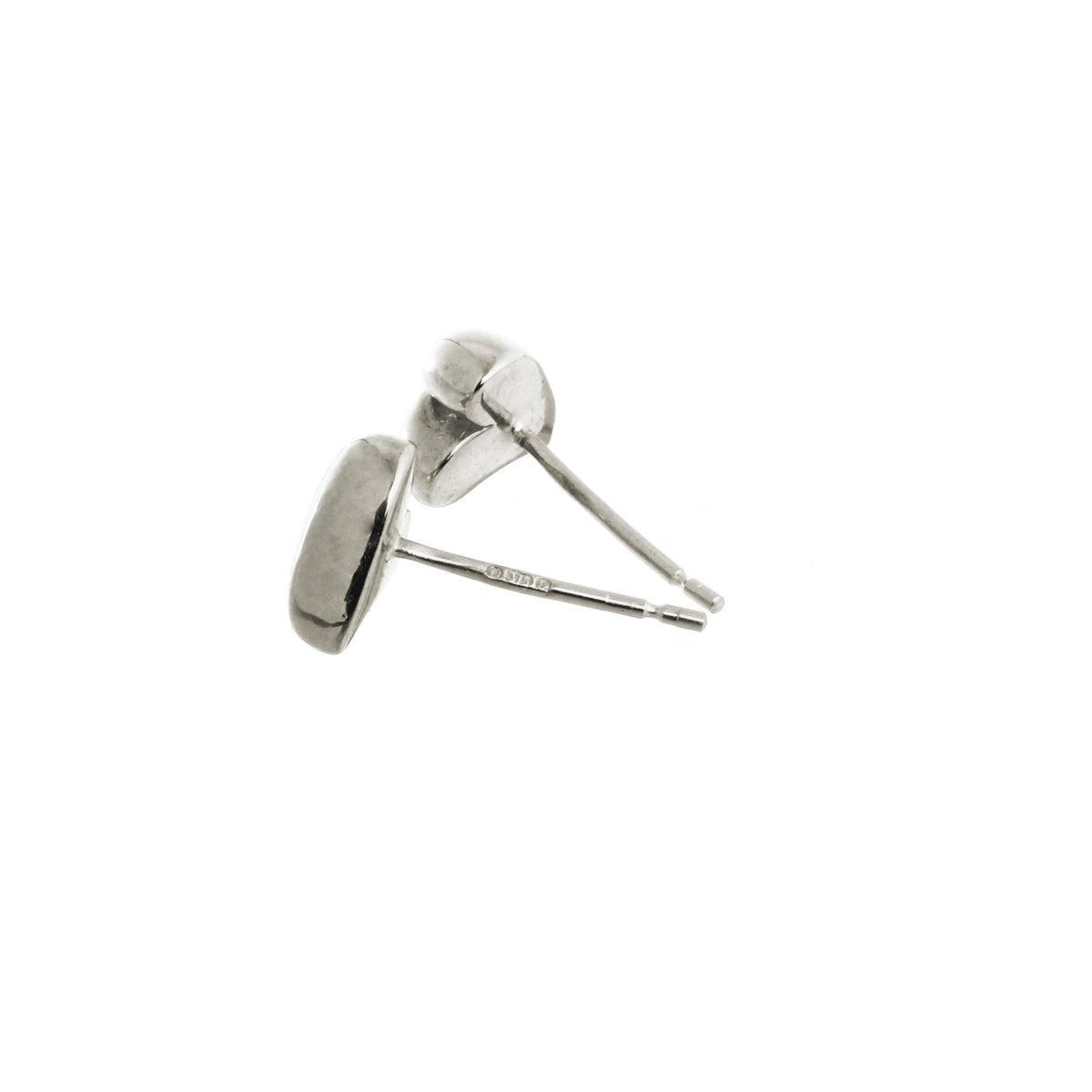 Simply Heart Silver Stud Earrings Scarlett Jewellery