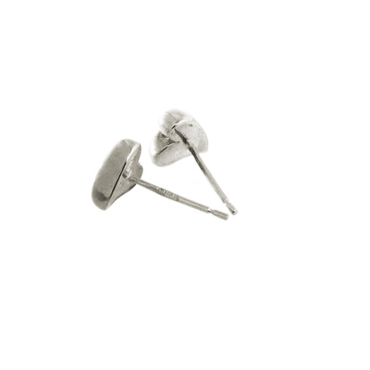 Simply Heart Silver Stud Earrings Scarlett Jewellery