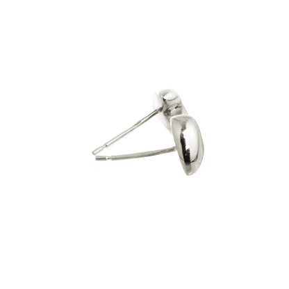 Simply Heart Silver Stud Earrings Scarlett Jewellery