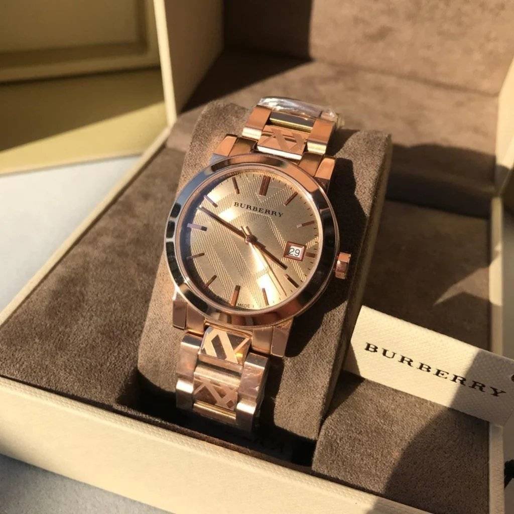 Burberry BU9146 Ladies 34mm Rose Gold - SJR London Timepiece