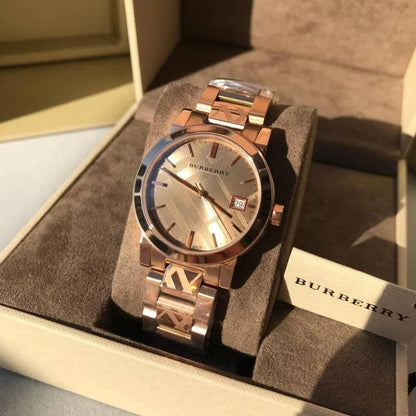 Burberry BU9146 Ladies 34mm Rose Gold - SJR London Timepiece