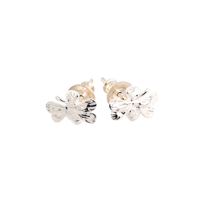 Bumble Bee Silver Stud Earrings Scarlett Jewellery