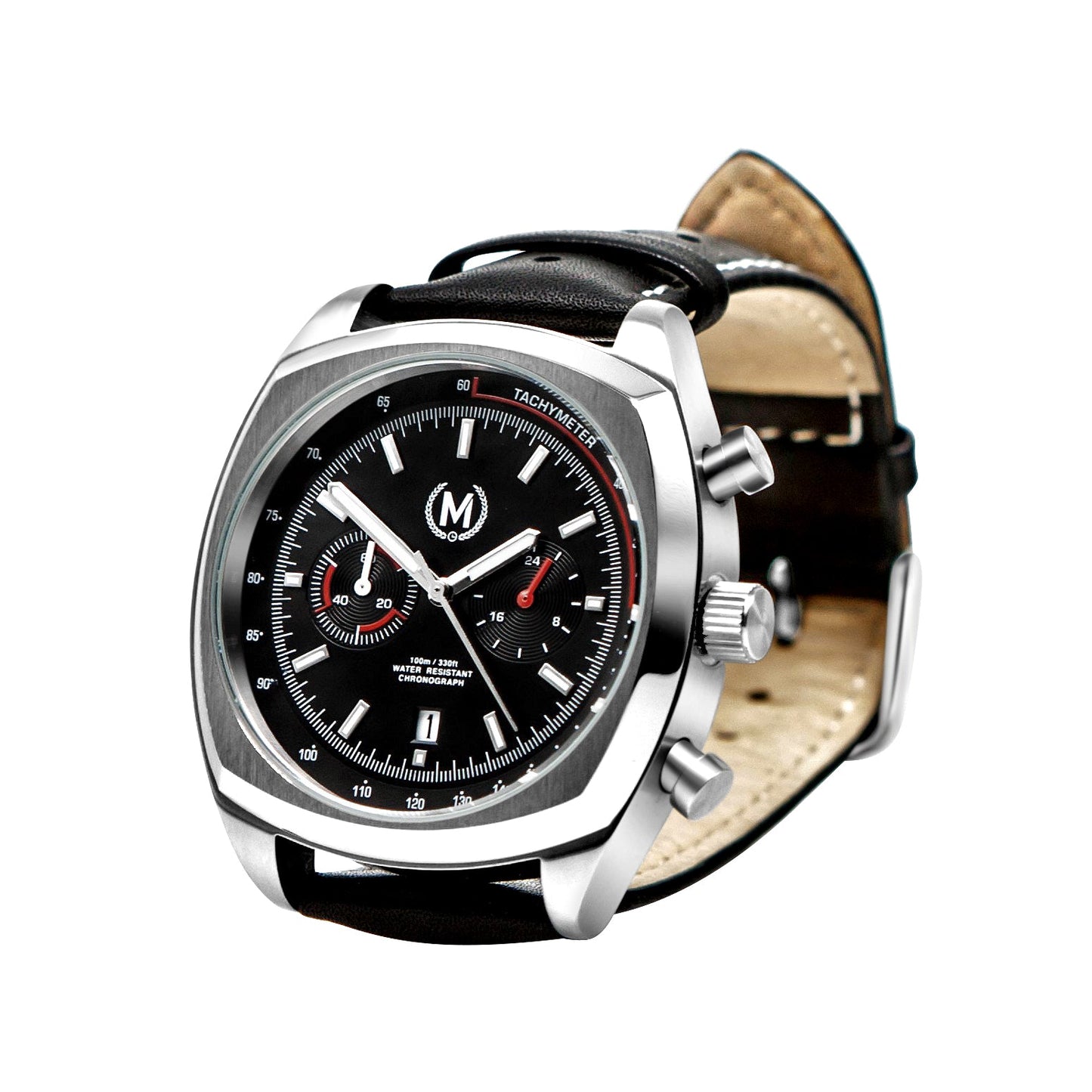 Classic Driver Chronograph, Black Strap (PRE-ORDER NOW) - SJR London Timepiece