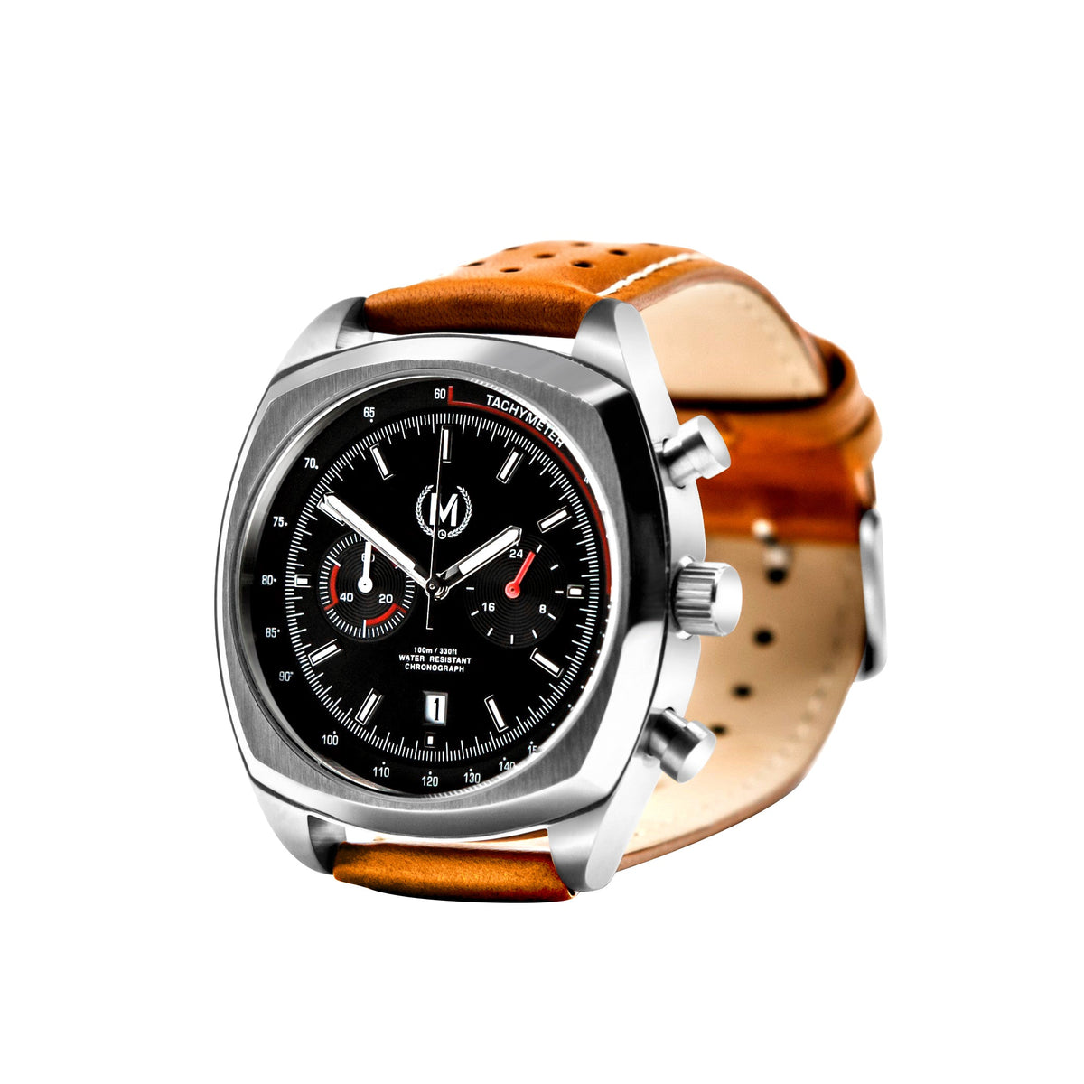 Classic Driver Chronograph, Tan Strap (PRE-ORDER NOW) - SJR London Timepiece