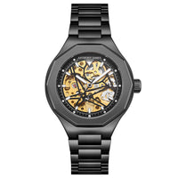 Hand Assembled Anthony James Sports Skeleton Automatic Black - SJR London Timepiece