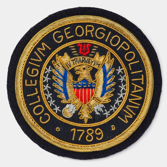 Georgetown University Blazer Badge Benson & Clegg