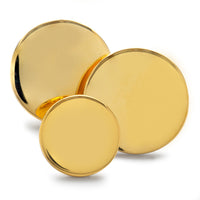 Polished Gold Blazer Button Benson & Clegg