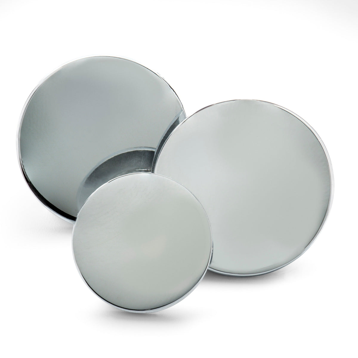 Polished Silver Blazer Button Set Benson & Clegg