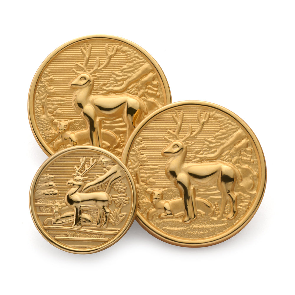 Stag And Hind Blazer Button Set Benson & Clegg