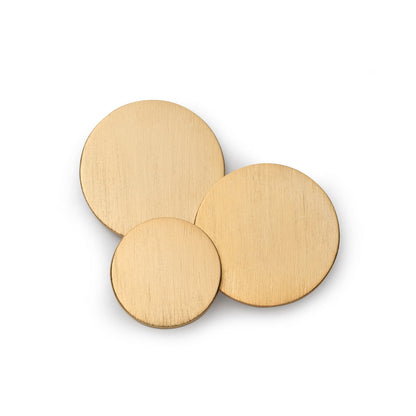 Brushed Gold Blazer Button Benson & Clegg