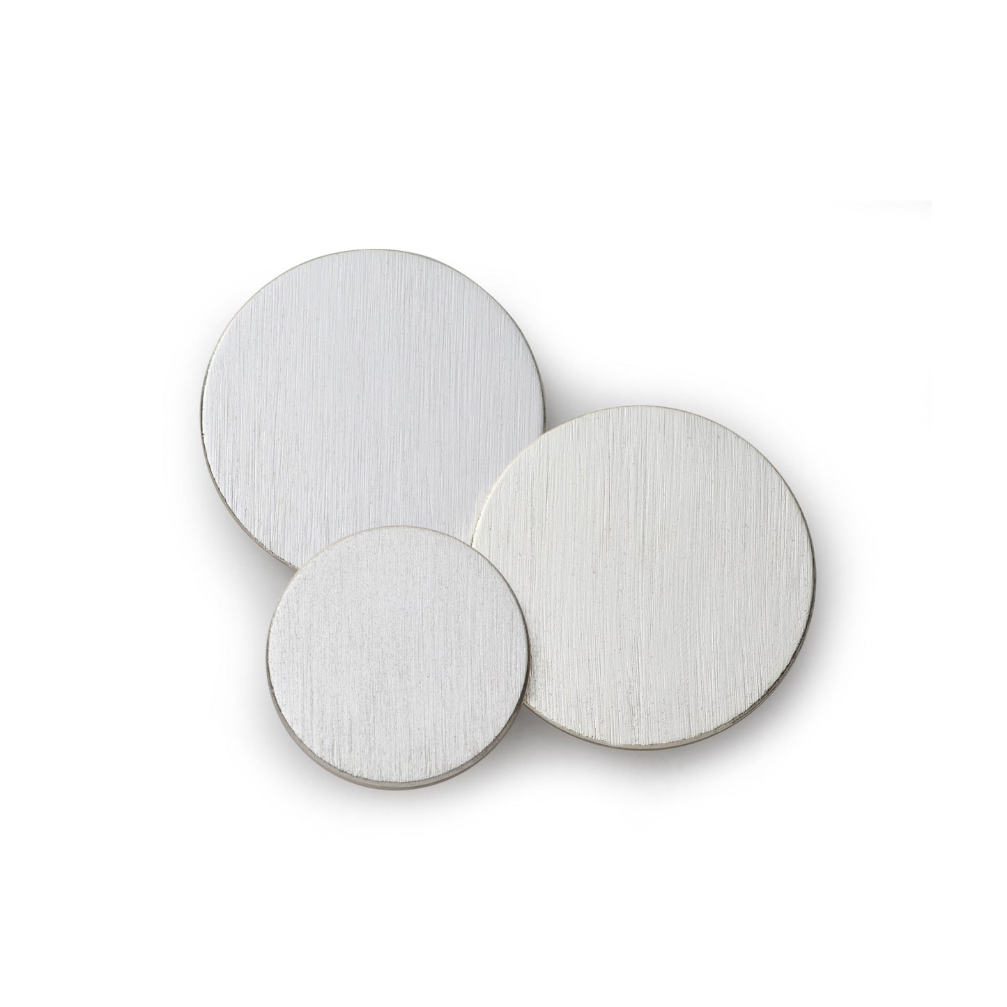 Brushed Silver Blazer Button Benson & Clegg
