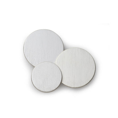 Brushed Silver Blazer Button Benson & Clegg