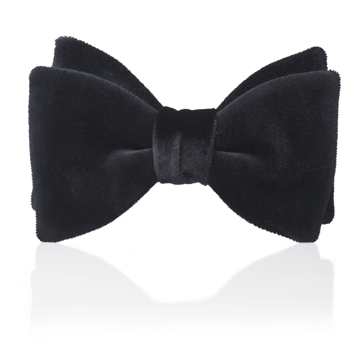Black Velvet Pre-Tied Bow Tie Benson & Clegg