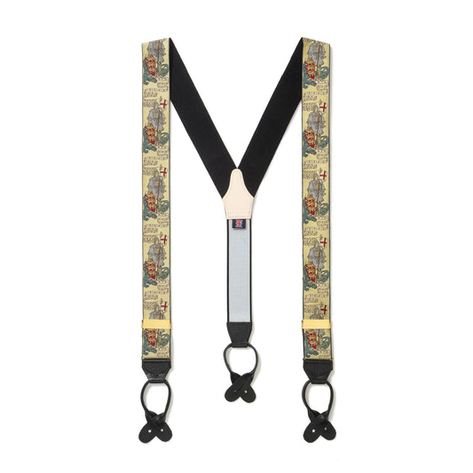St George & The Dragon Limited Edition Luxury Braces Benson & Clegg