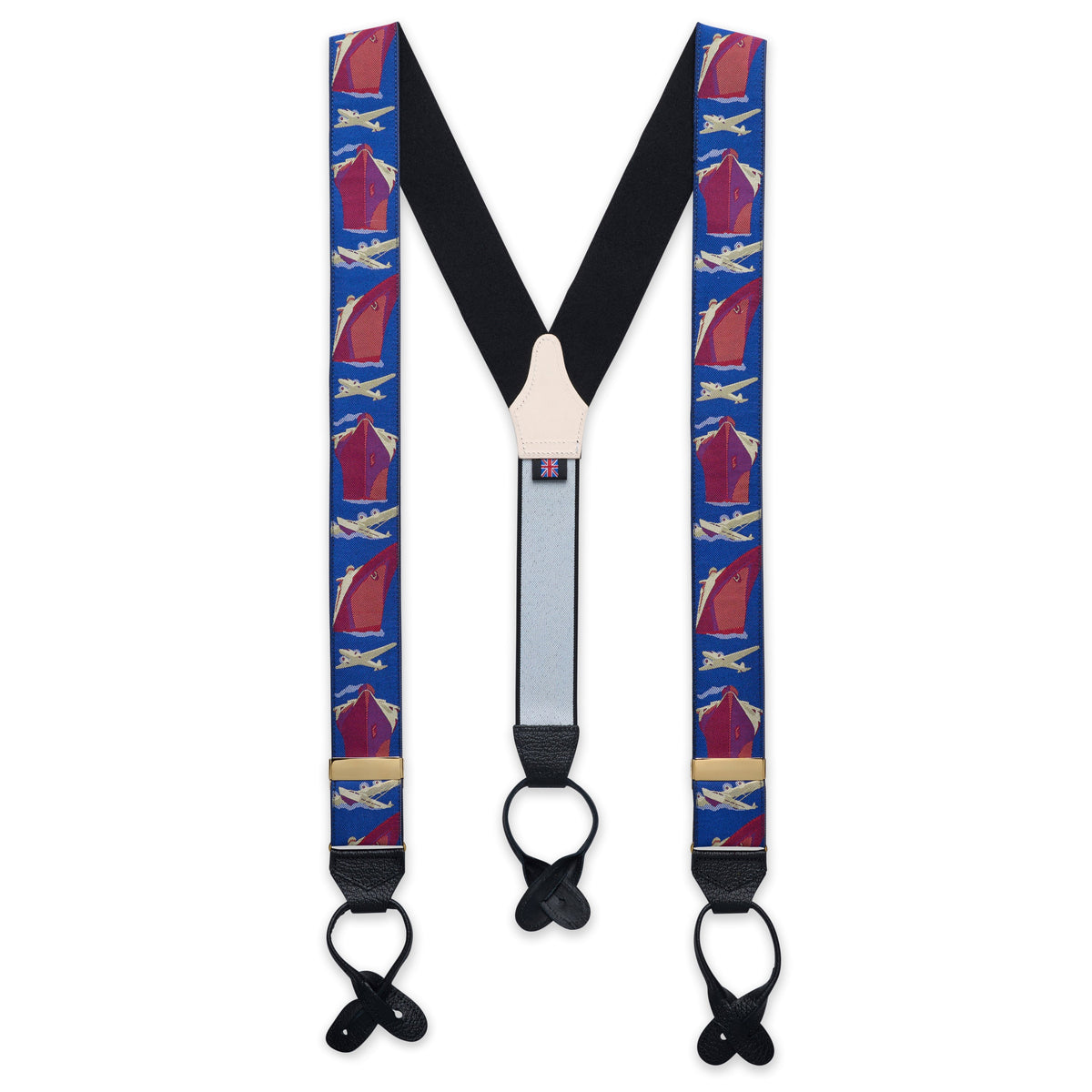Thirties Travel Limited Edition Luxury Braces Benson & Clegg
