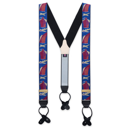 Thirties Travel Limited Edition Luxury Braces Benson & Clegg