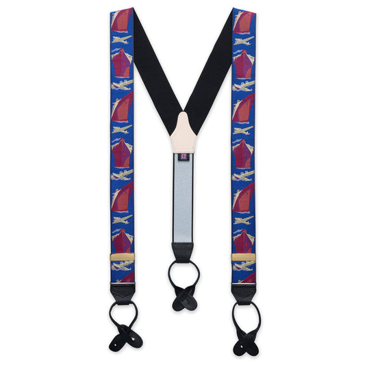 Thirties Travel Limited Edition Luxury Braces Benson & Clegg