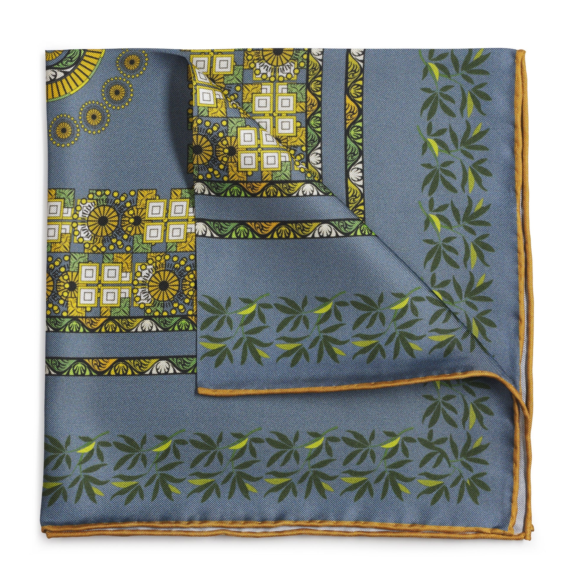 Criterion Bar Sunburst Pocket Square Benson & Clegg