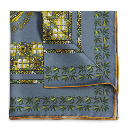 Criterion Bar Sunburst Pocket Square Benson & Clegg