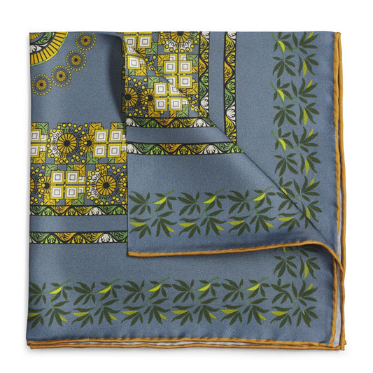 Criterion Bar Sunburst Pocket Square Benson & Clegg