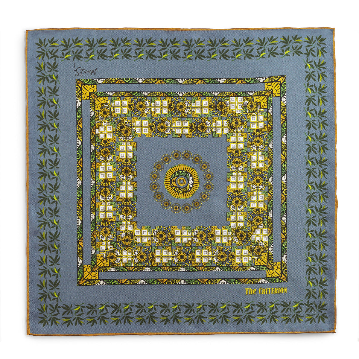 Criterion Bar Sunburst Pocket Square Benson & Clegg