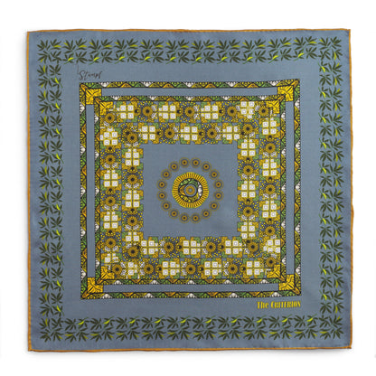 Criterion Bar Sunburst Pocket Square Benson & Clegg