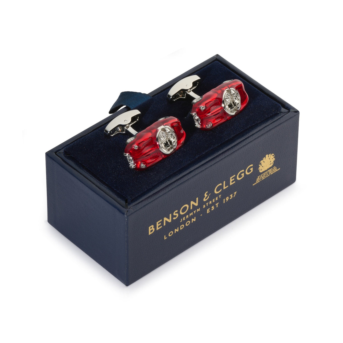 Crimson Racer Cufflinks Benson & Clegg