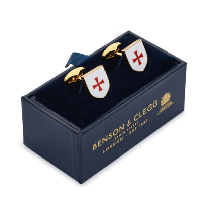 Knights Templar Cufflinks Benson & Clegg